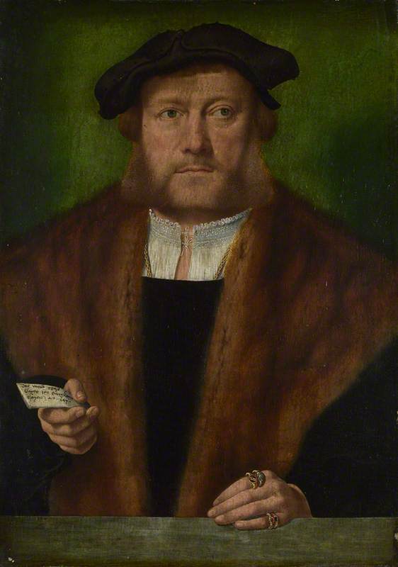 A Man, Probably Of The Strauss Family — Bartholomaeus Bruyn The Elder
