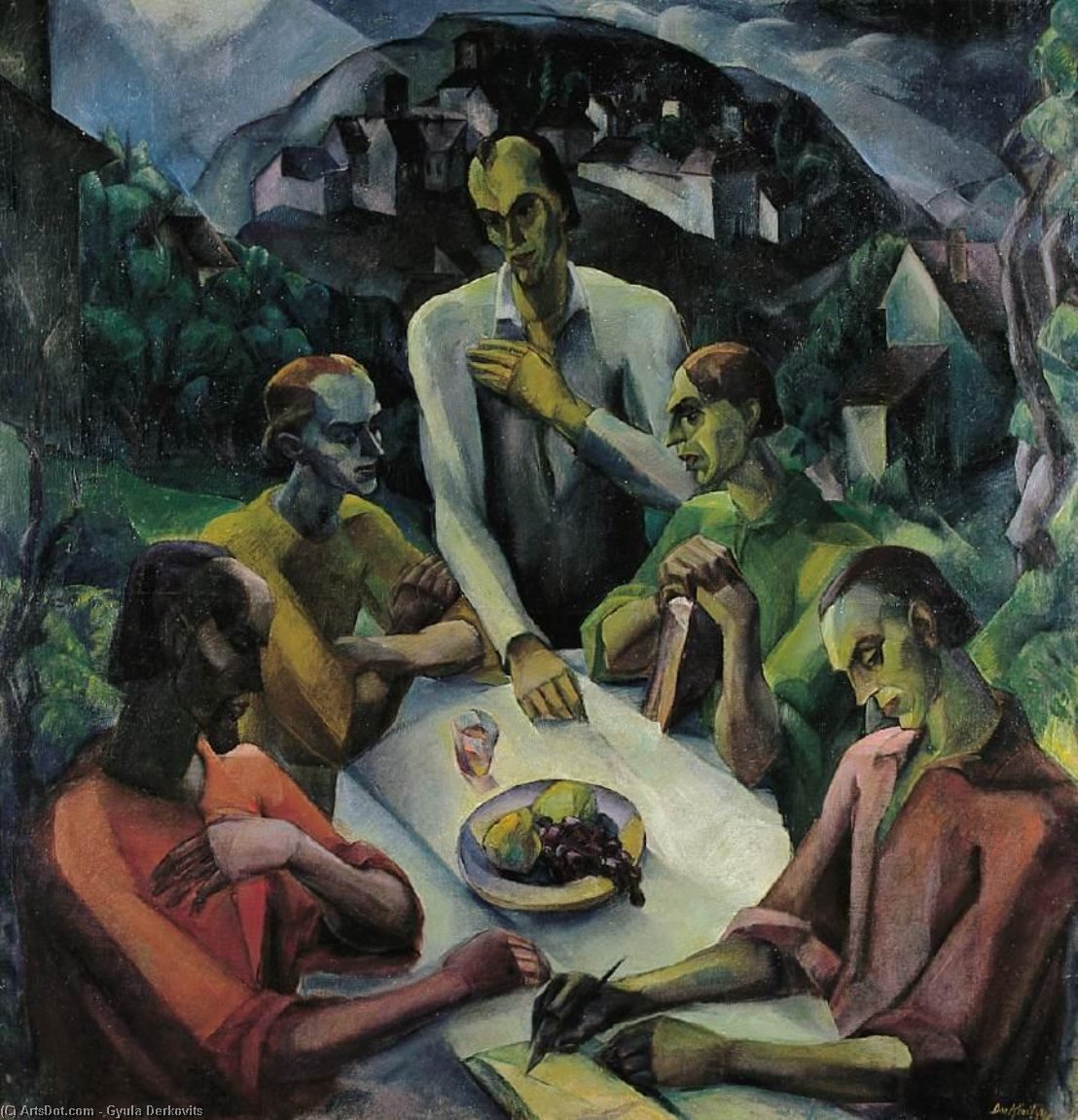 The Last Supper — Gyula Derkovits