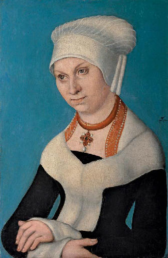 Portrait Of Barbara, Duchess Of Saxony — Lucas Cranach The Elder
