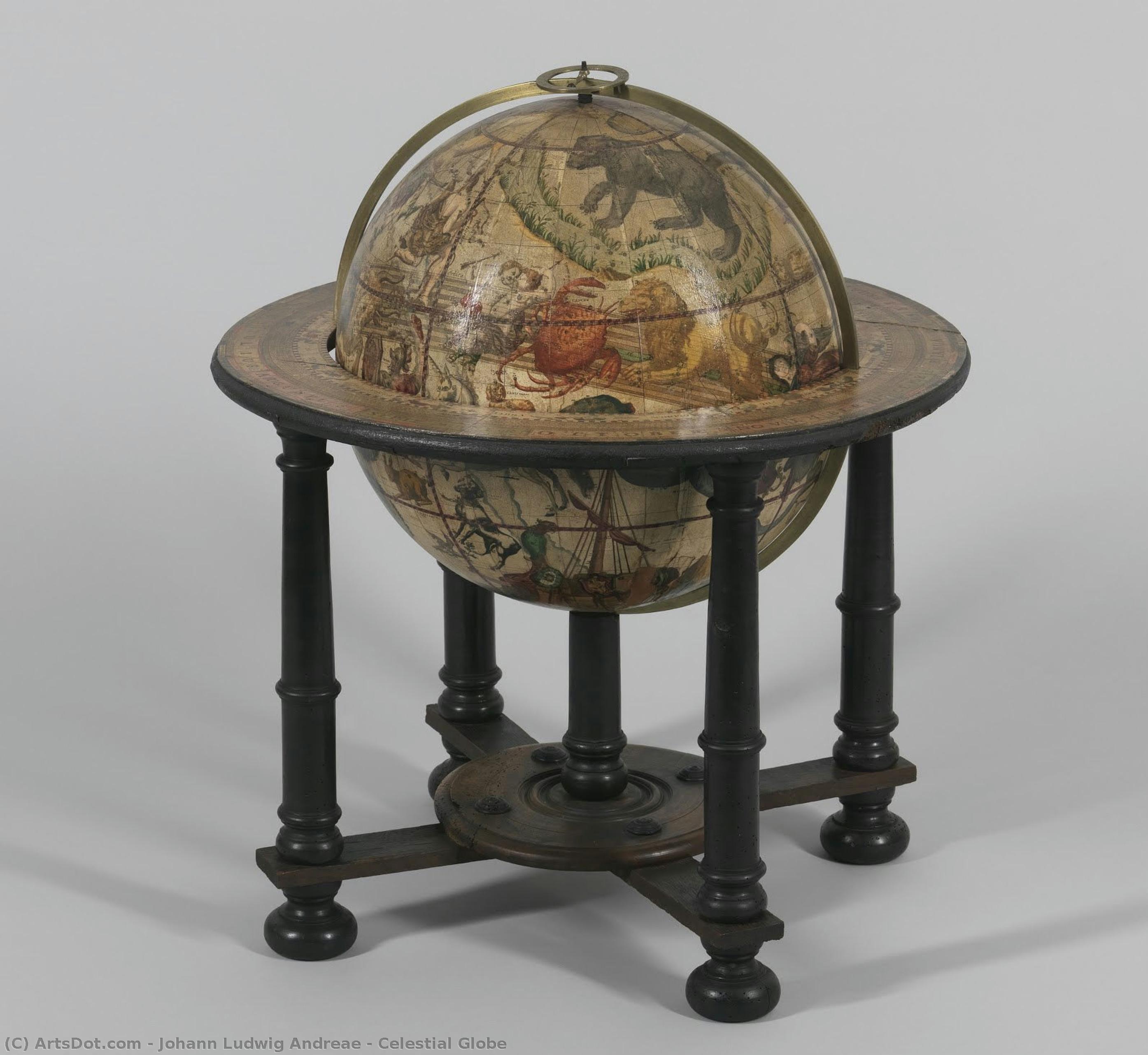 Celestial Globe — Johann Ludwig Andreae