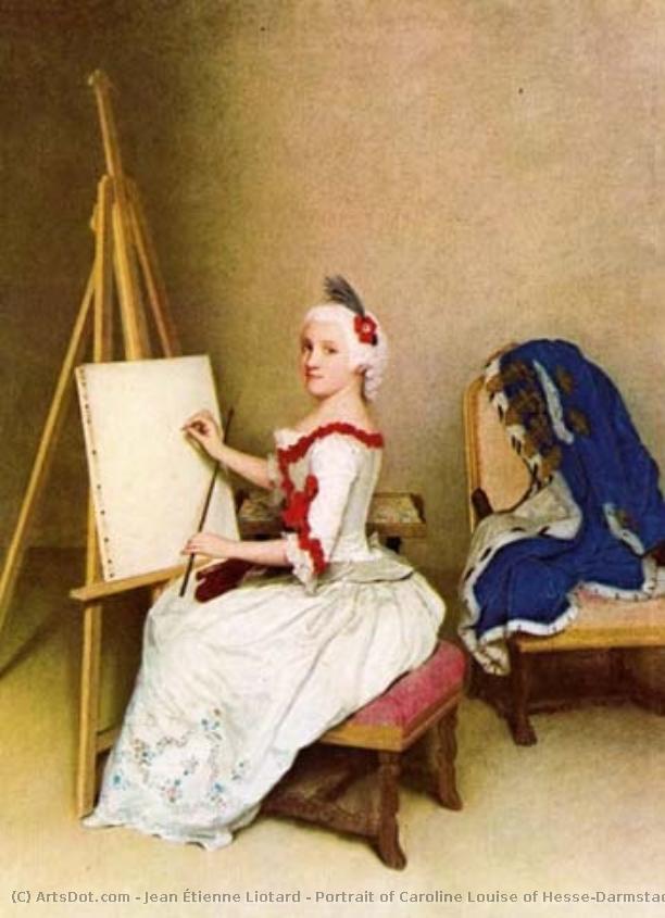 Portrait Of Caroline Louise Of Hesse-darmstadt — Jean-étienne Liotard