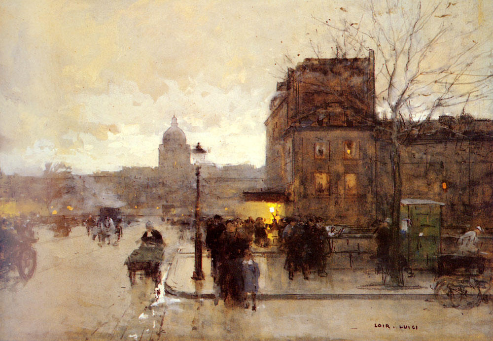 Boulevard Henri Iv, Sunset — Dit Luigi Loir Aloys François Joseph Loir