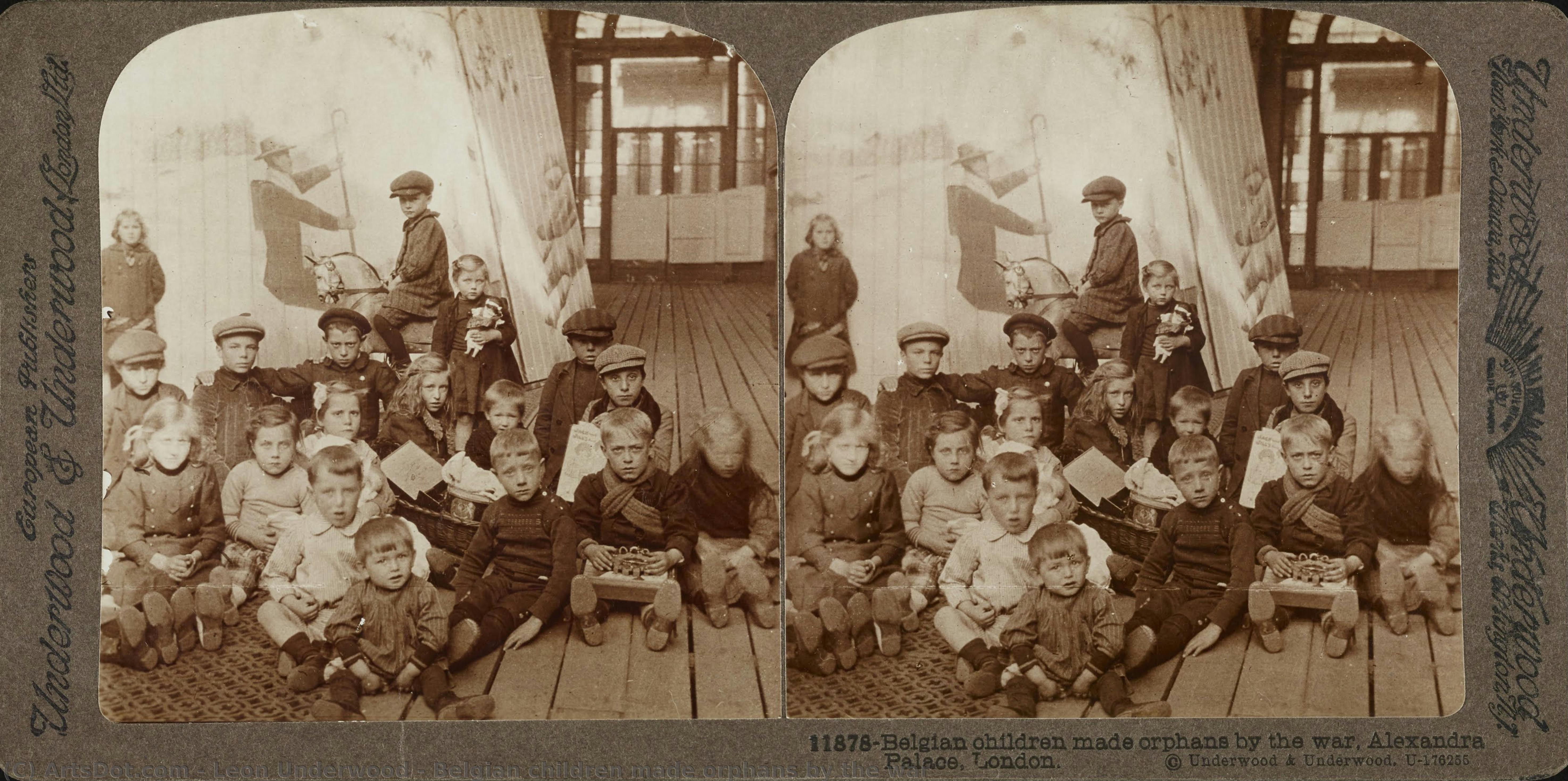 Belgian Children Made Orphans By The War — Leon Underwood