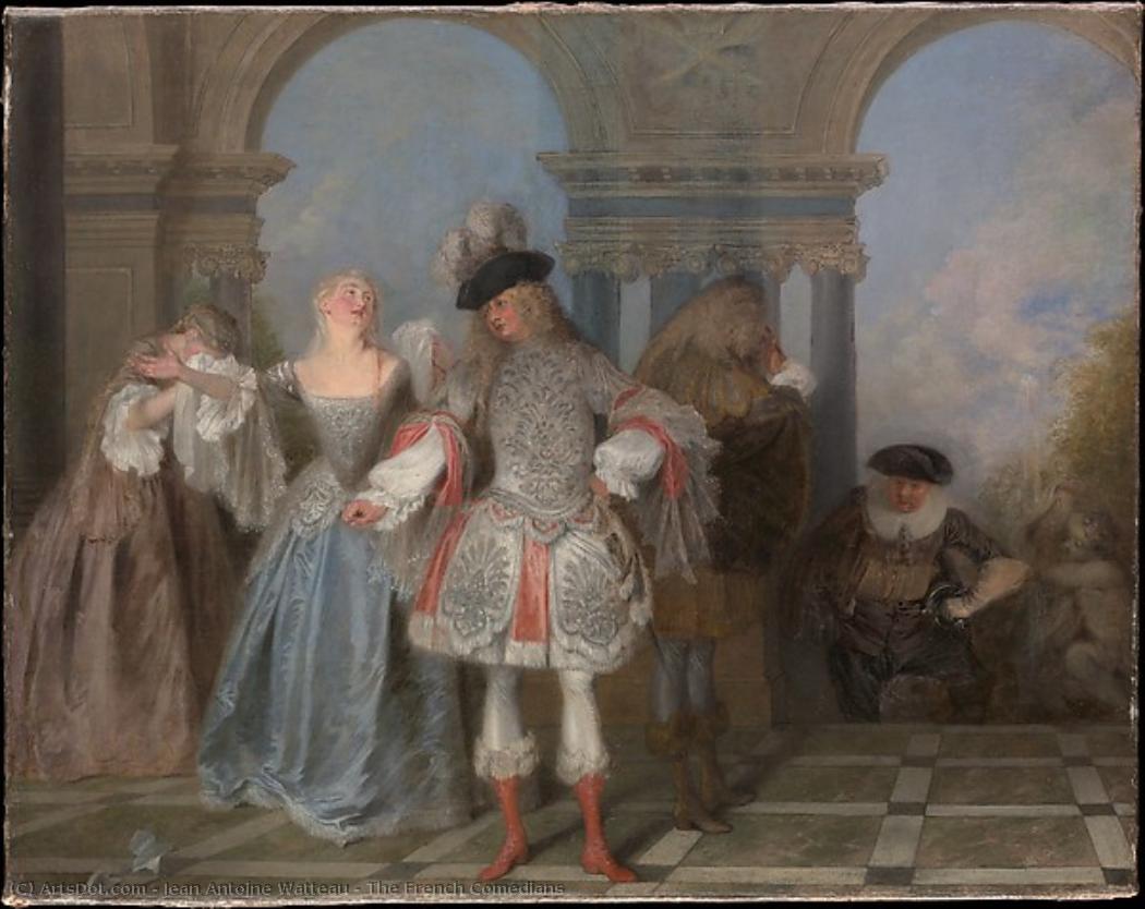 The French Comedians — Jean-antoine Watteau