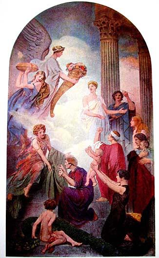 Charity, (painting) — Edwin Howlan