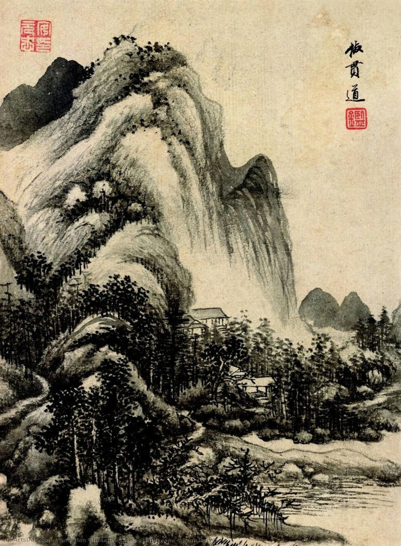 Imitative Classic Landscape (album Leaves) — Wang Jian