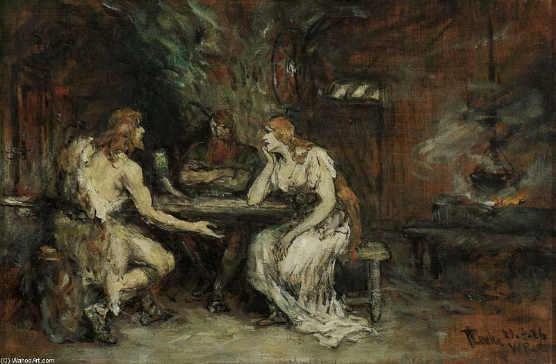 Siegfried Und Brunhilde — Ferdinand Leeke