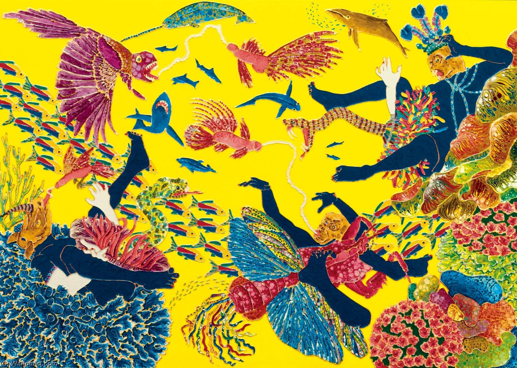 Untitled (garden Of Earthly Delights) — Raqib Shaw