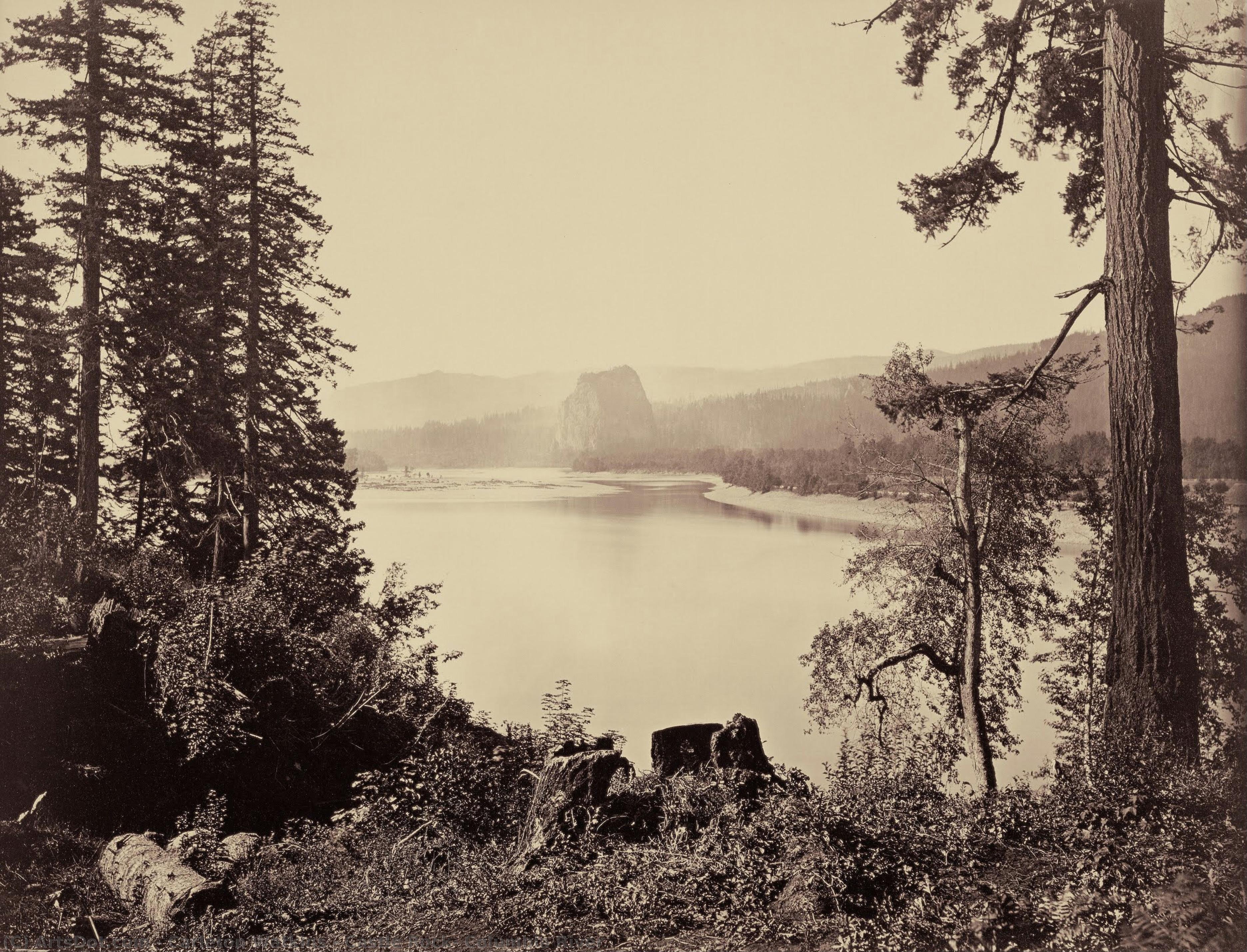 Castle Rock, Columbia River — Carleton Watkins