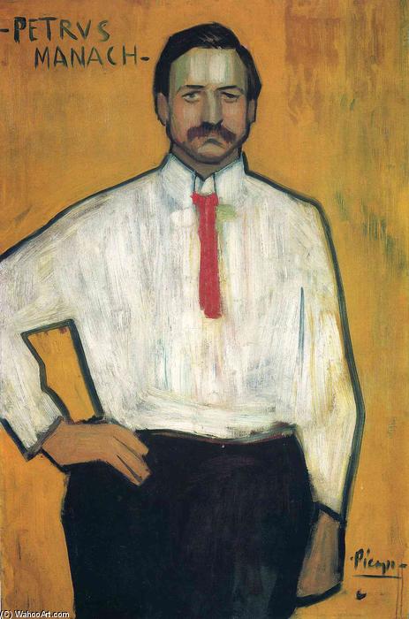 Portrait Of Petrus Manach — Pablo Picasso