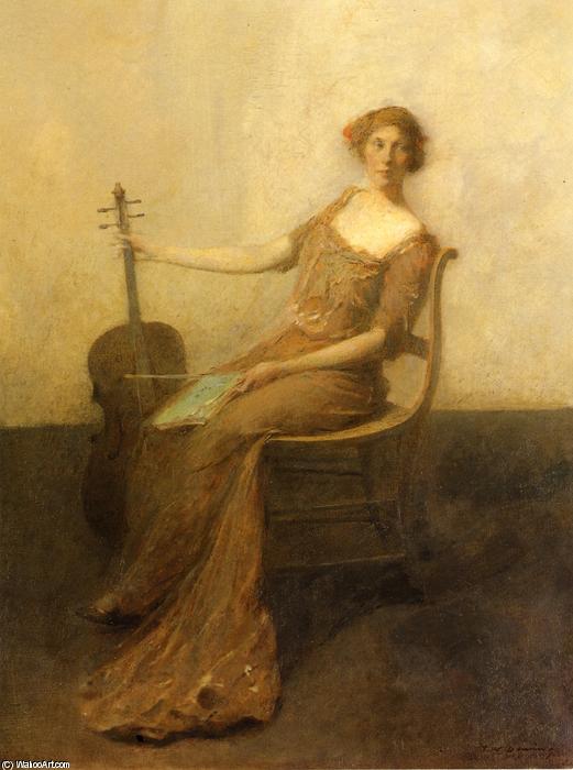 Young Woman With Violincello — Tomas Vilmer Djuing