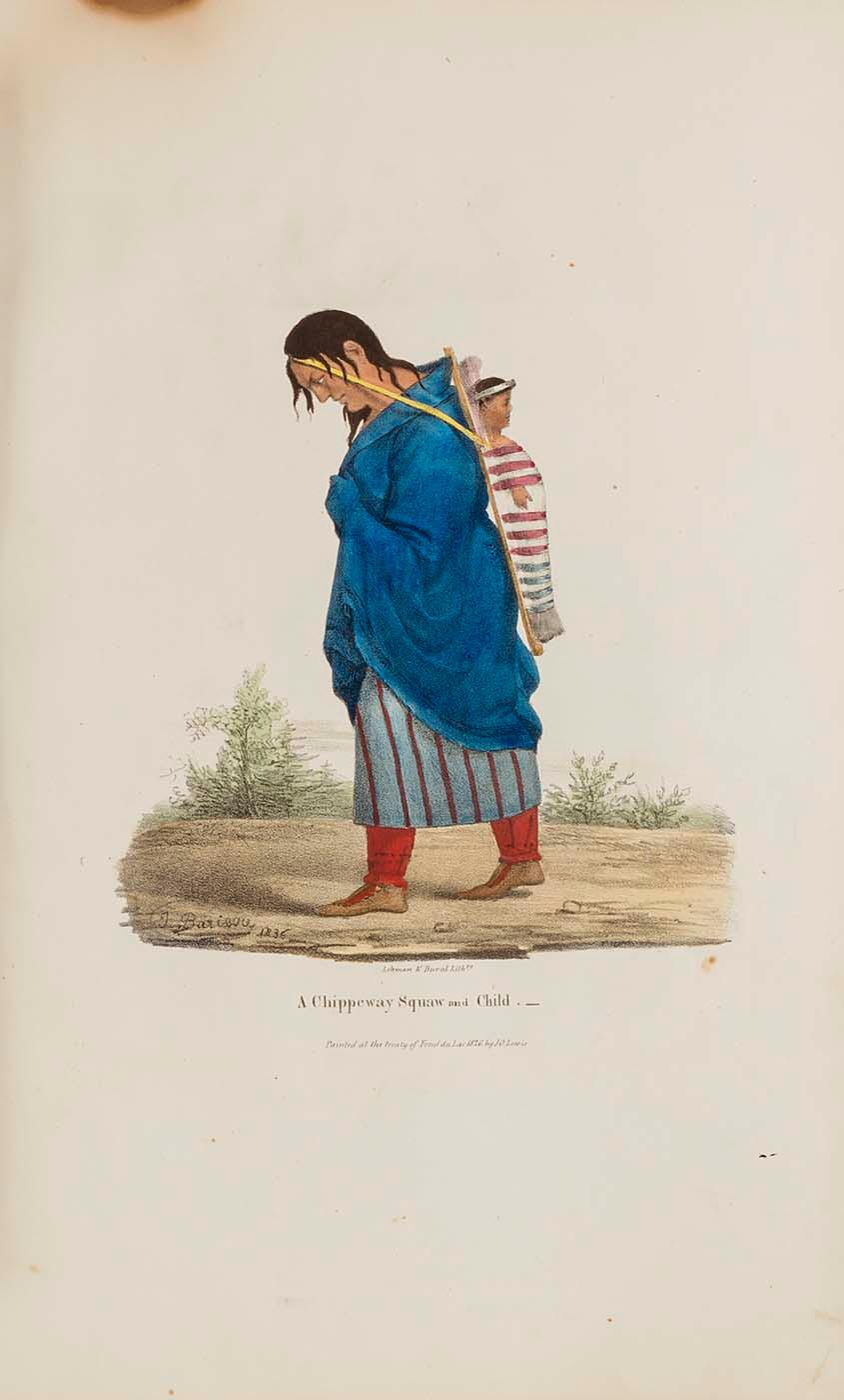 A Chippeway Squaw And Child, From The Aboriginal Portfolio — Джеймс Отто Льюис