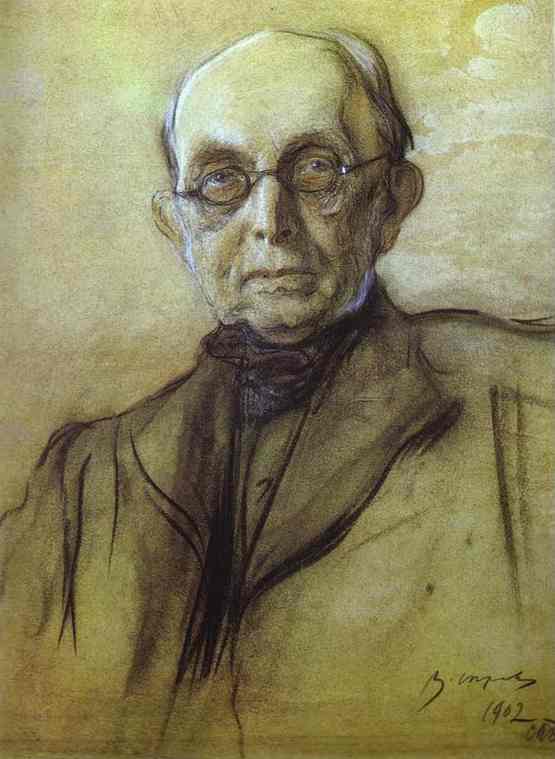 Portrait Of K. Pobedonostsev — Valentin Alexandrovich Serov