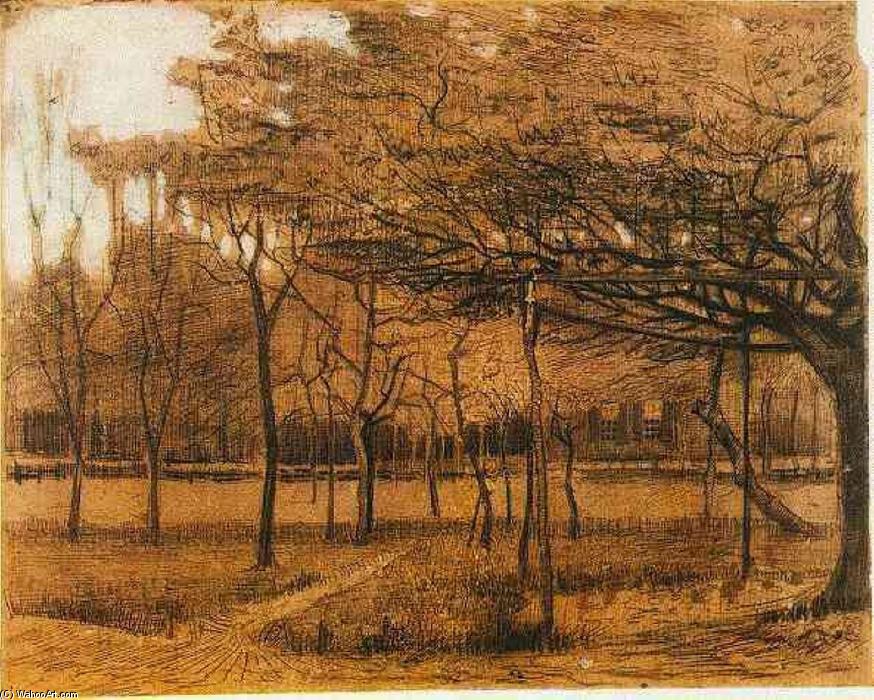 Paisaje Con Árboles — Vincent Willem Van Gogh
