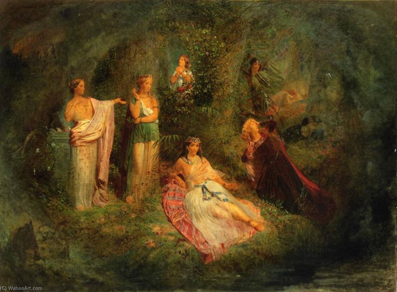 A Dream Of Fair Women — Edward Henry Corbould