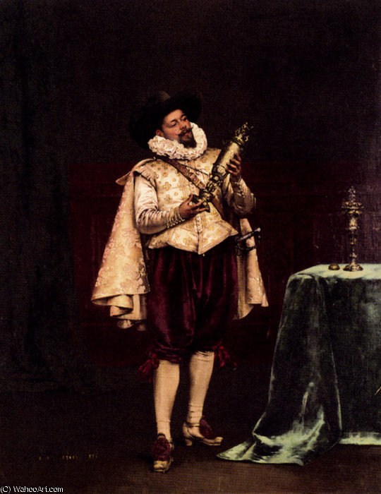 The Trophy — Adolphe Alexander Lesrel