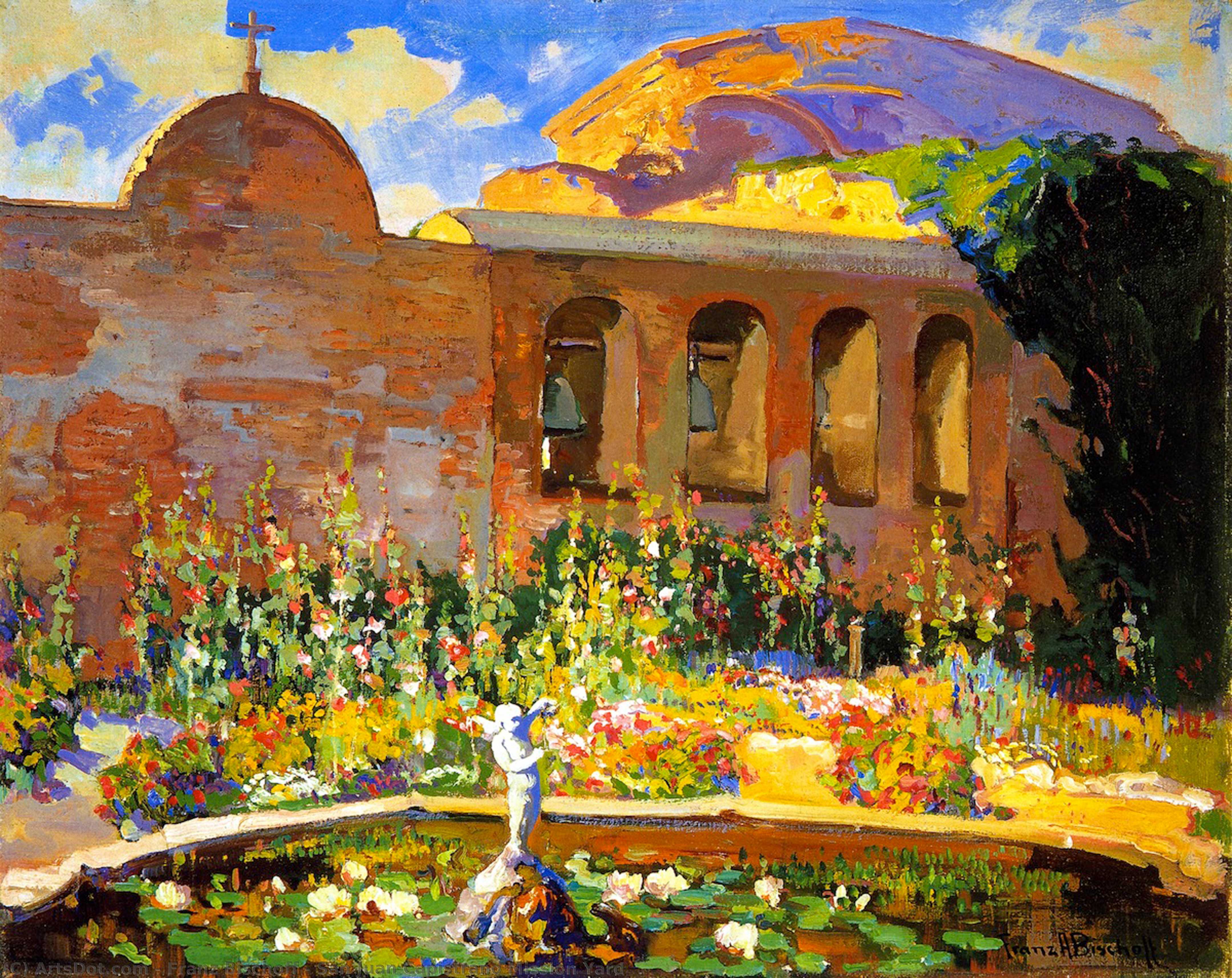 San Juan Capistrano Mission Yard — Franz Bischoff