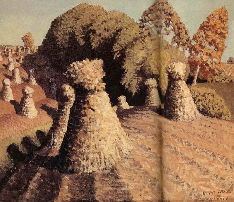 Iowa's Corn Field — Grant Wood