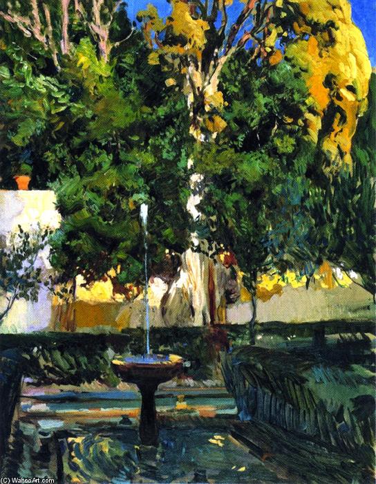 The Sultana's Cypresses — Joaquín Sorolla Y Bastida