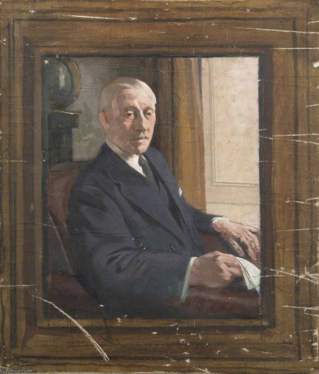 Seated Self Portrait — Miles Fletcher De Montmorency
