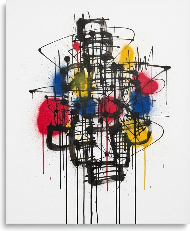 Architectural Echoes In Primary Chaos: A Singular Study Of Fragmented Gravity — Christian Noiret