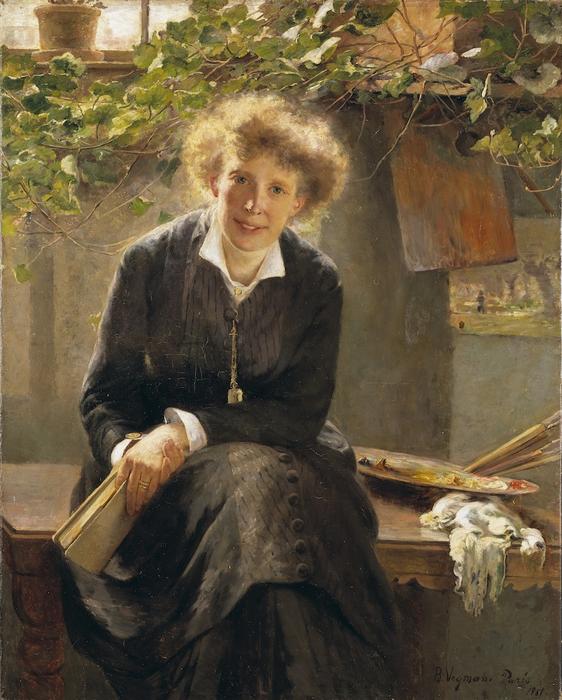 Portrait Of Jeanna Bauck — Bertha Wegmann