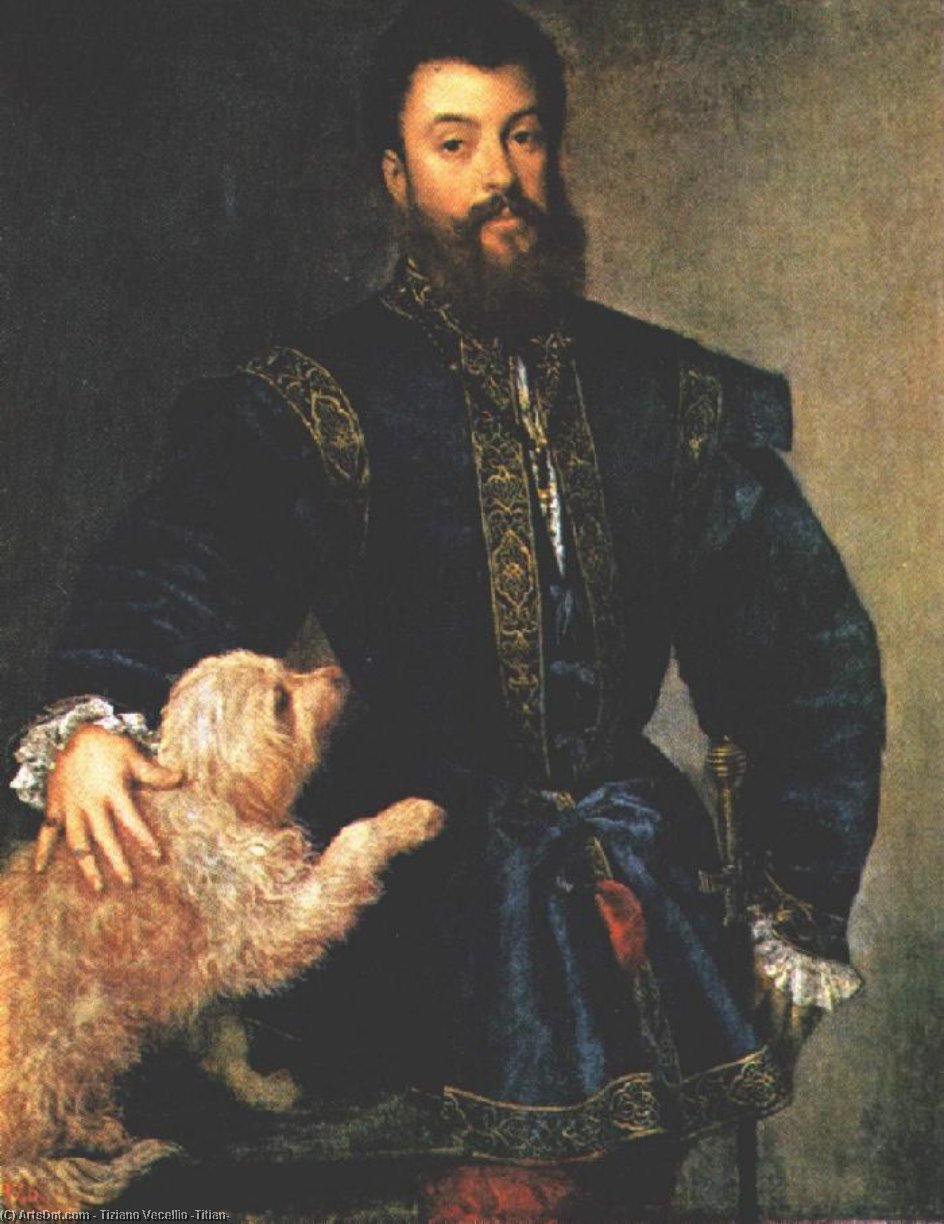 Portrait Of Federigo Gonzaga, Prado — Tizian