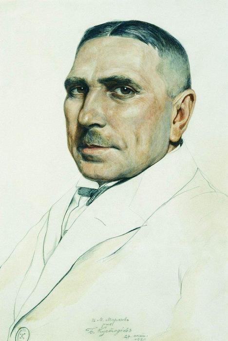 Portrait Of I.m. Markov — Boris Mikhailovich Kustodiev