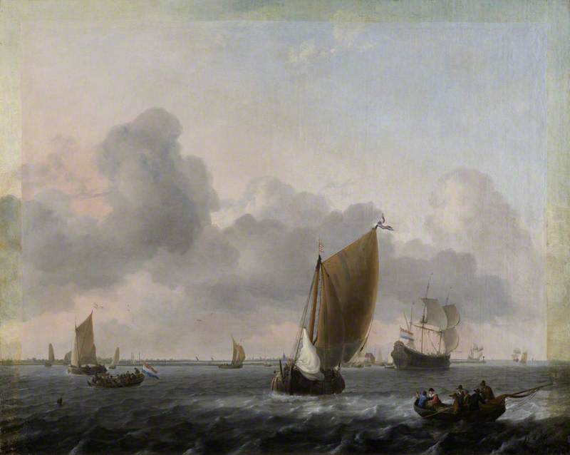 Marine, Choppy Sea — Ludolf Backhuysen I