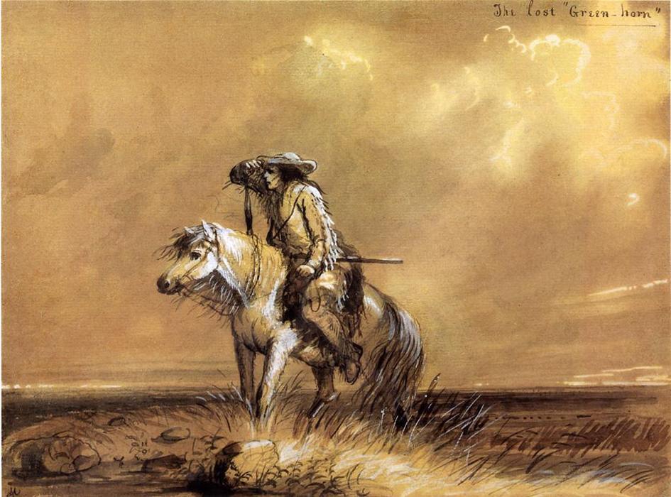 The Lost Green-horn'''' — Alfred Jacob Miller