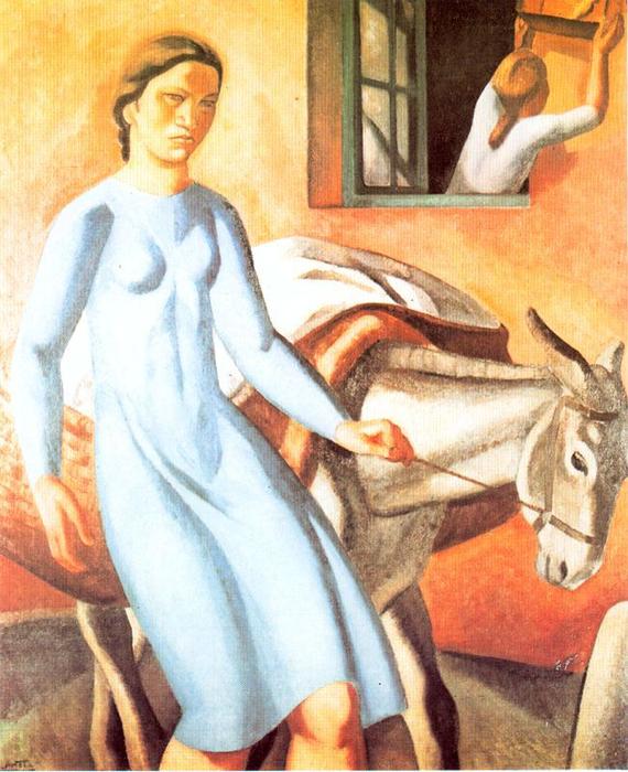 Chica Con Burro — Aurelio Arteta