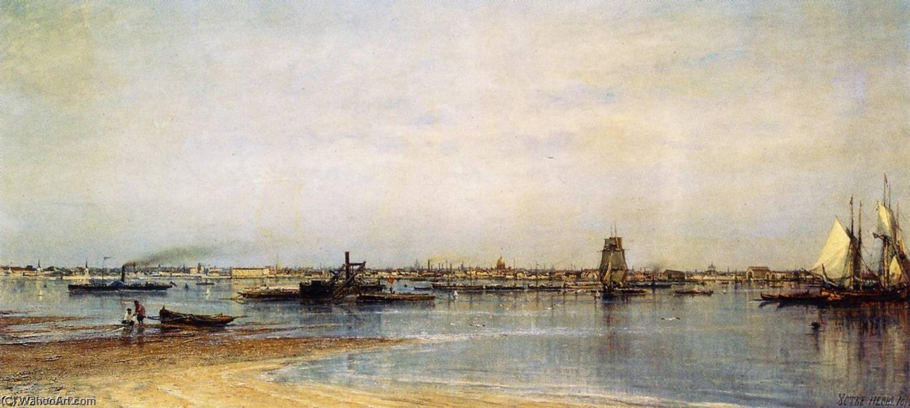 The Mouth Of The Neva — Alexei Petrovich Bogoliubov