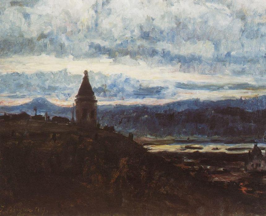 View Of Krasnoyarsk — Vasily Ivanovich Surikov
