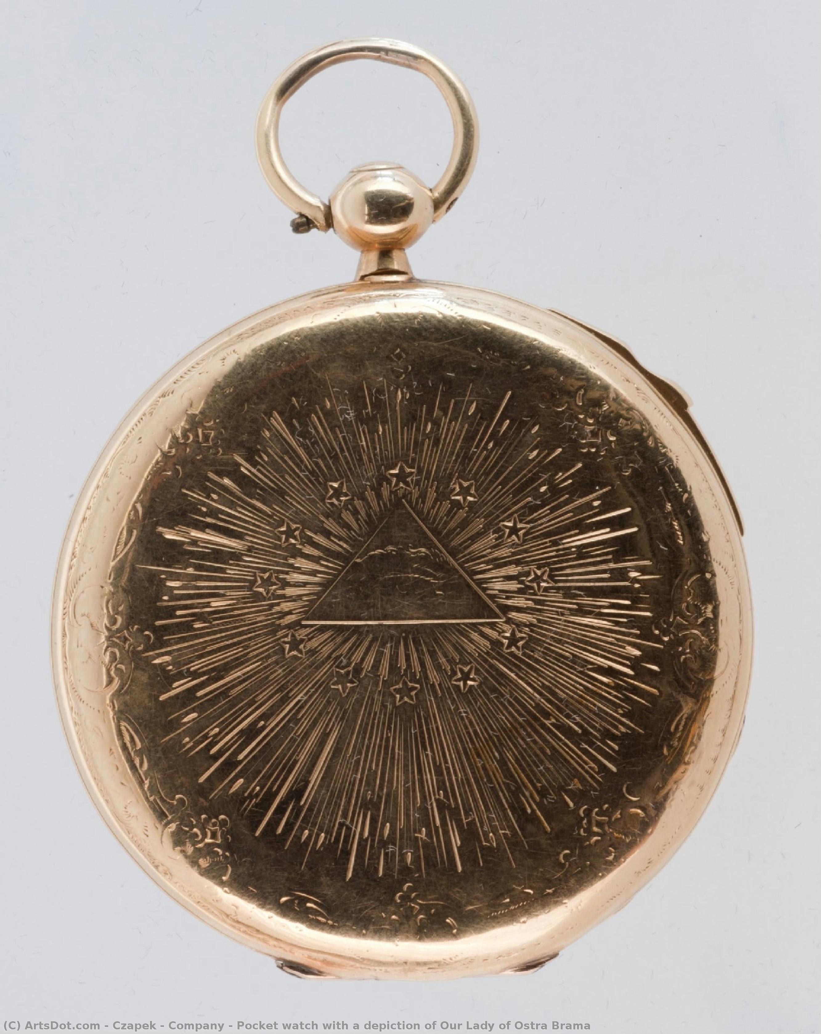 Pocket Watch With A Depiction Of Our Lady Of Ostra Brama — Czapek & Company