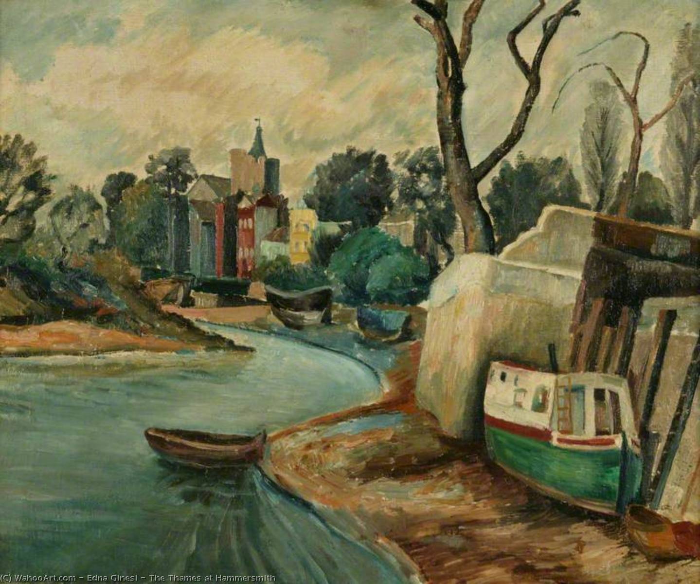 The Thames At Hammersmith — Edna Ginesi