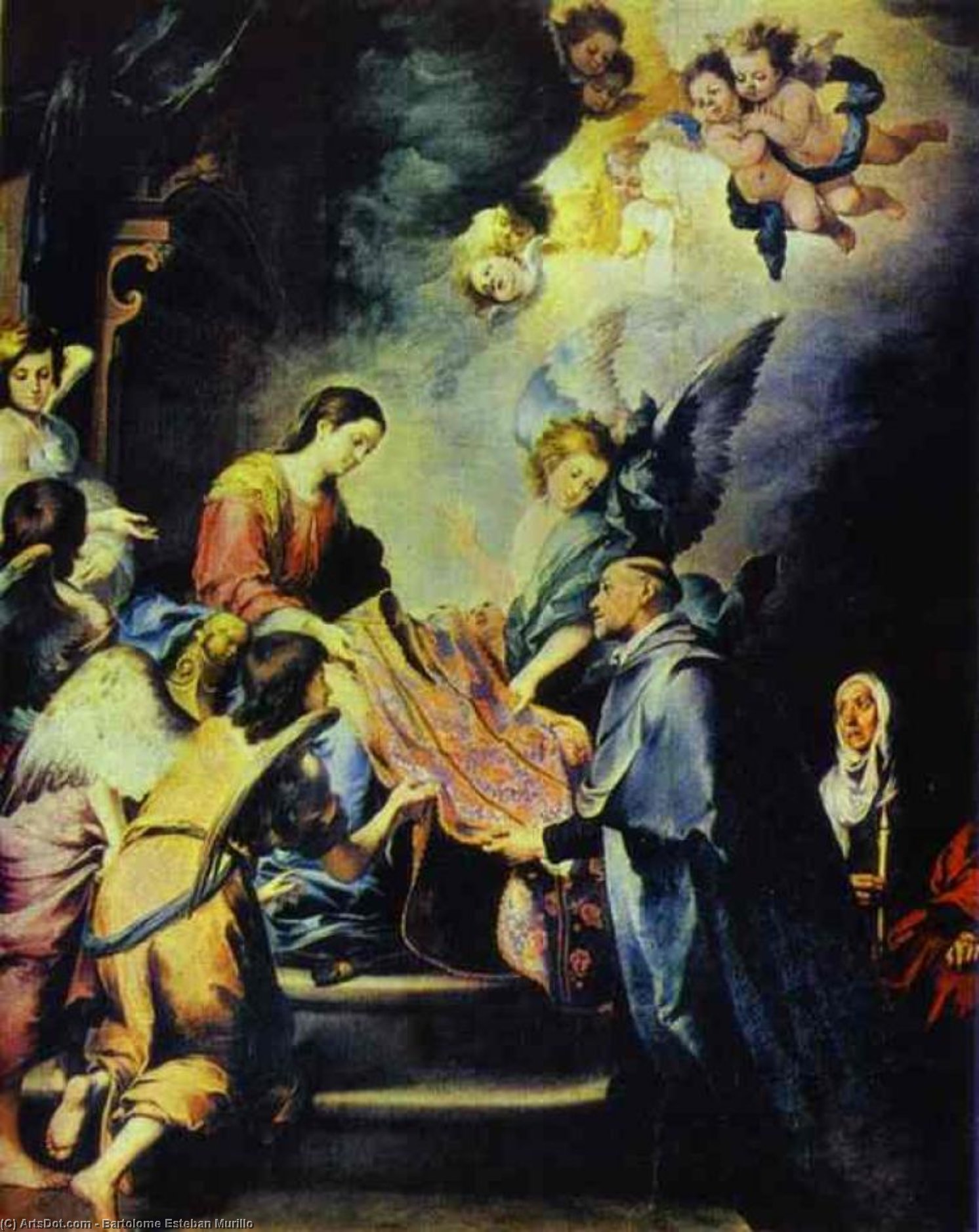 Chasuble Of St. Ildefonso — Bartolomé Esteban Murillo