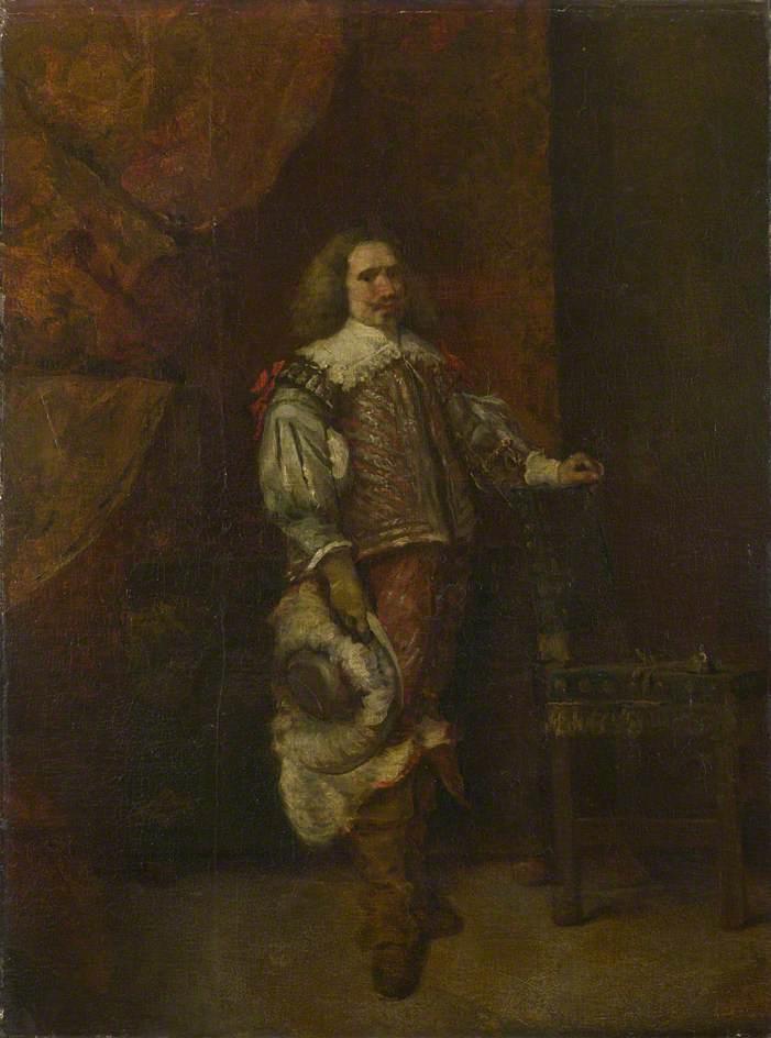 Man In Seventeenth Century Spanish Costume — Ignacio De Léon Y Escosura