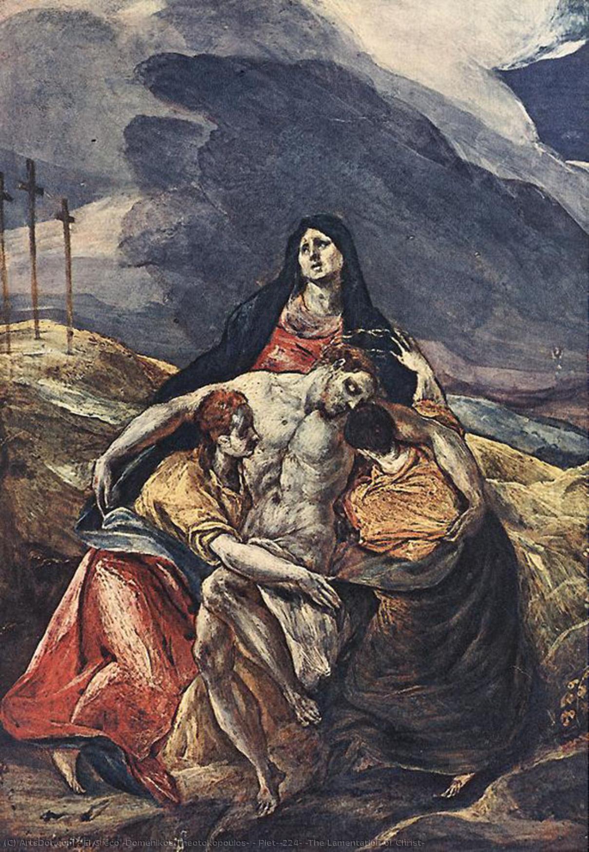 Pietà (the Lamentation Of Christ) — El Greco