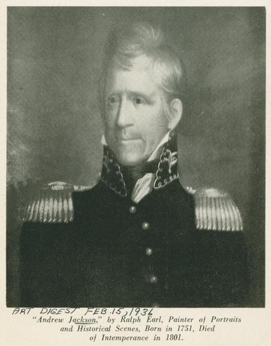 Andrew Jackson 3 — Ralph Eleaser Whiteside Earl