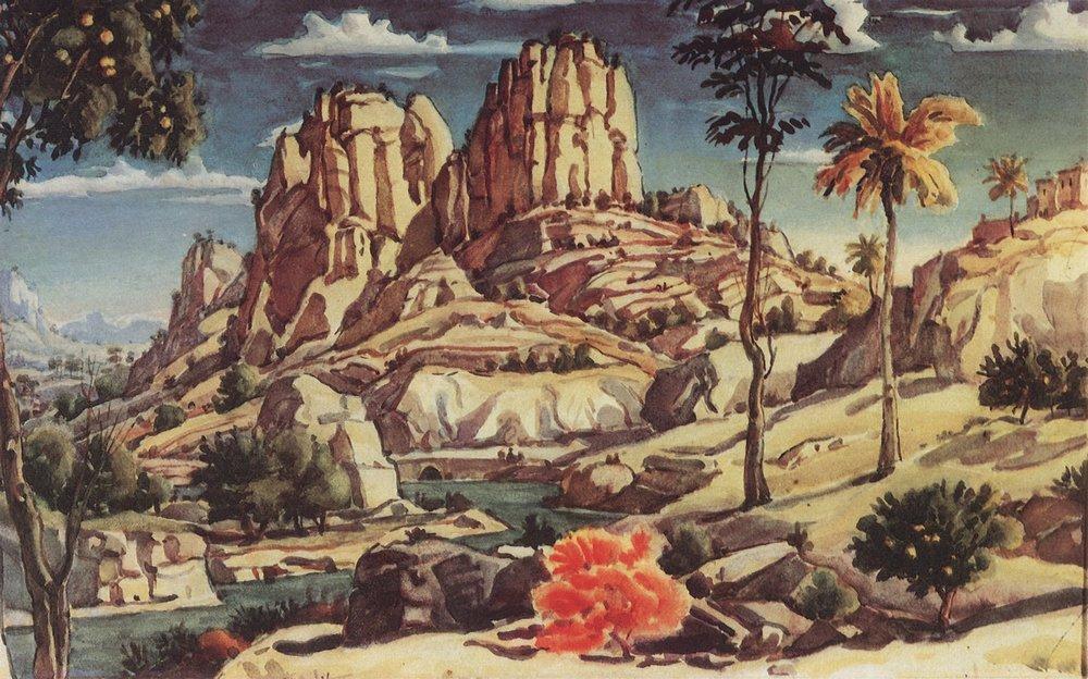 Memories Of Mantegna — Konstantin Fyodorovich Bogaevsky