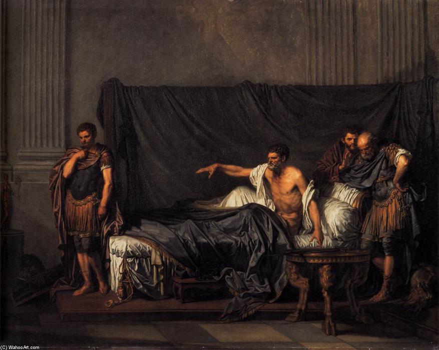 Septimius Severus And Caracalla — Jean-baptiste Greuze