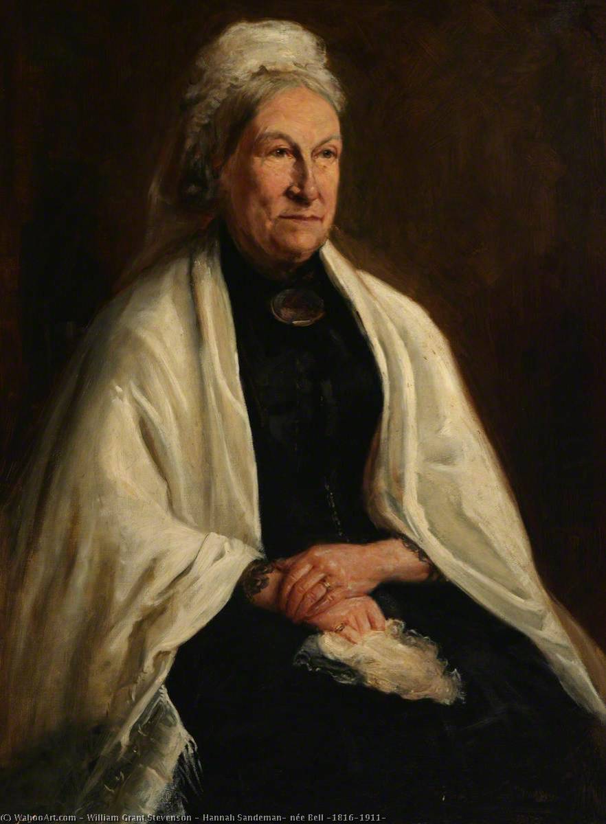 Hannah Sandeman, Née Bell (1816–1911) — William Grant Stevenson