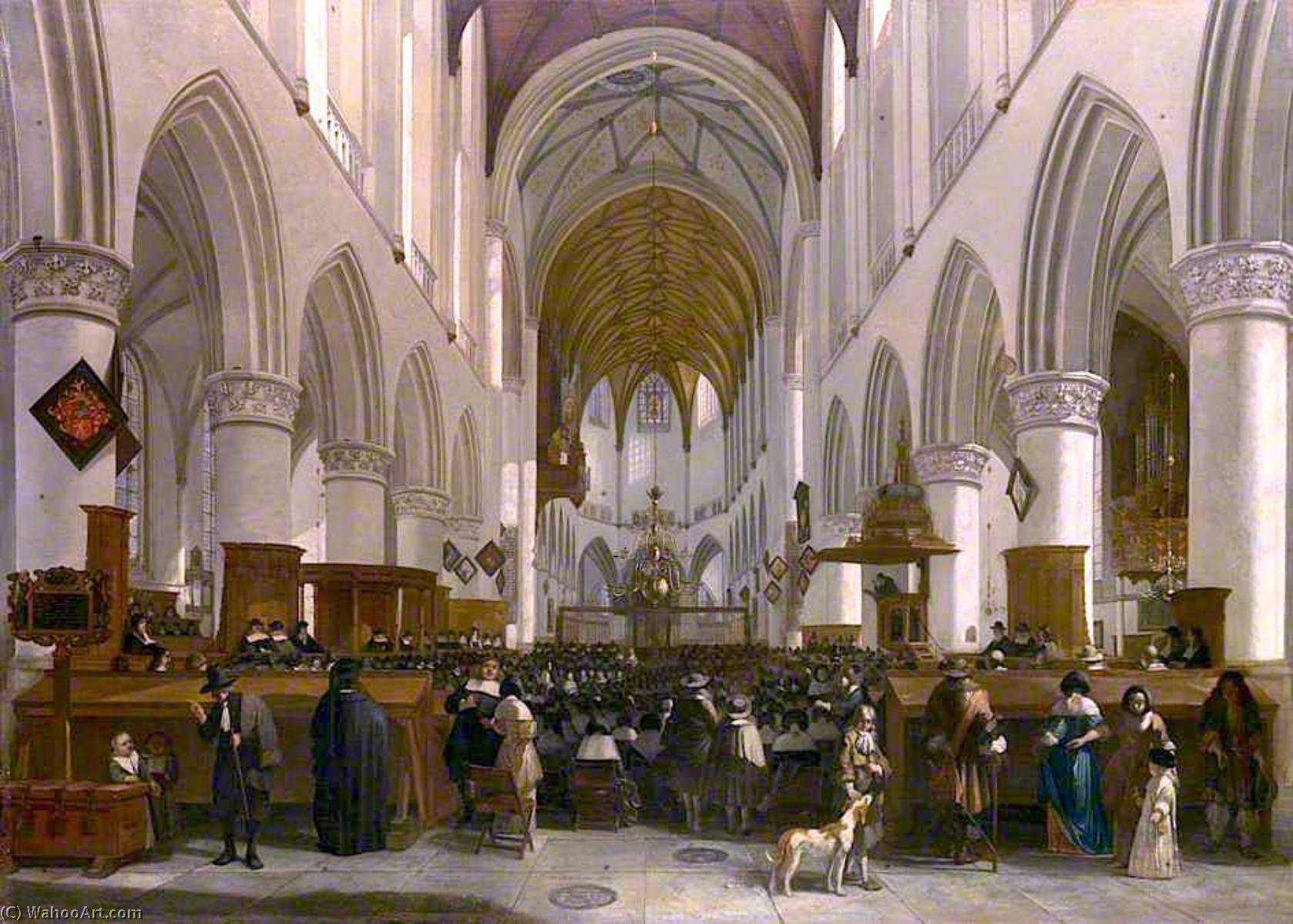 The Interior Of The Grote Kerk, Haarlem — Gerrit Adriaenszoon Berckheyde
