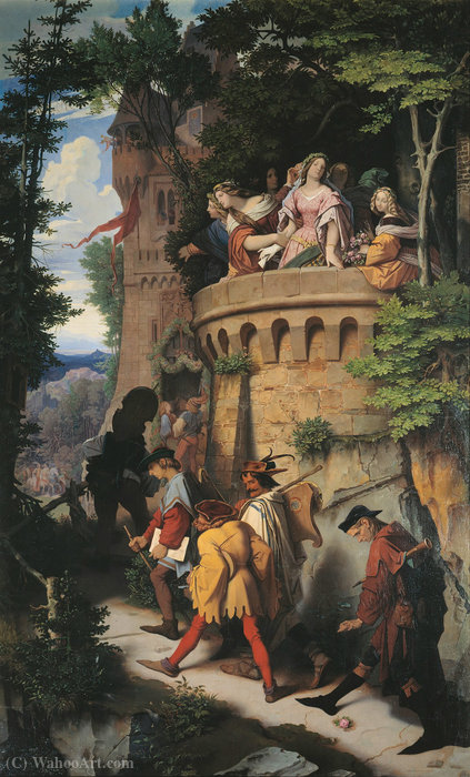 The Rose, Or The Artist's Journey — Moritz Von Schwind