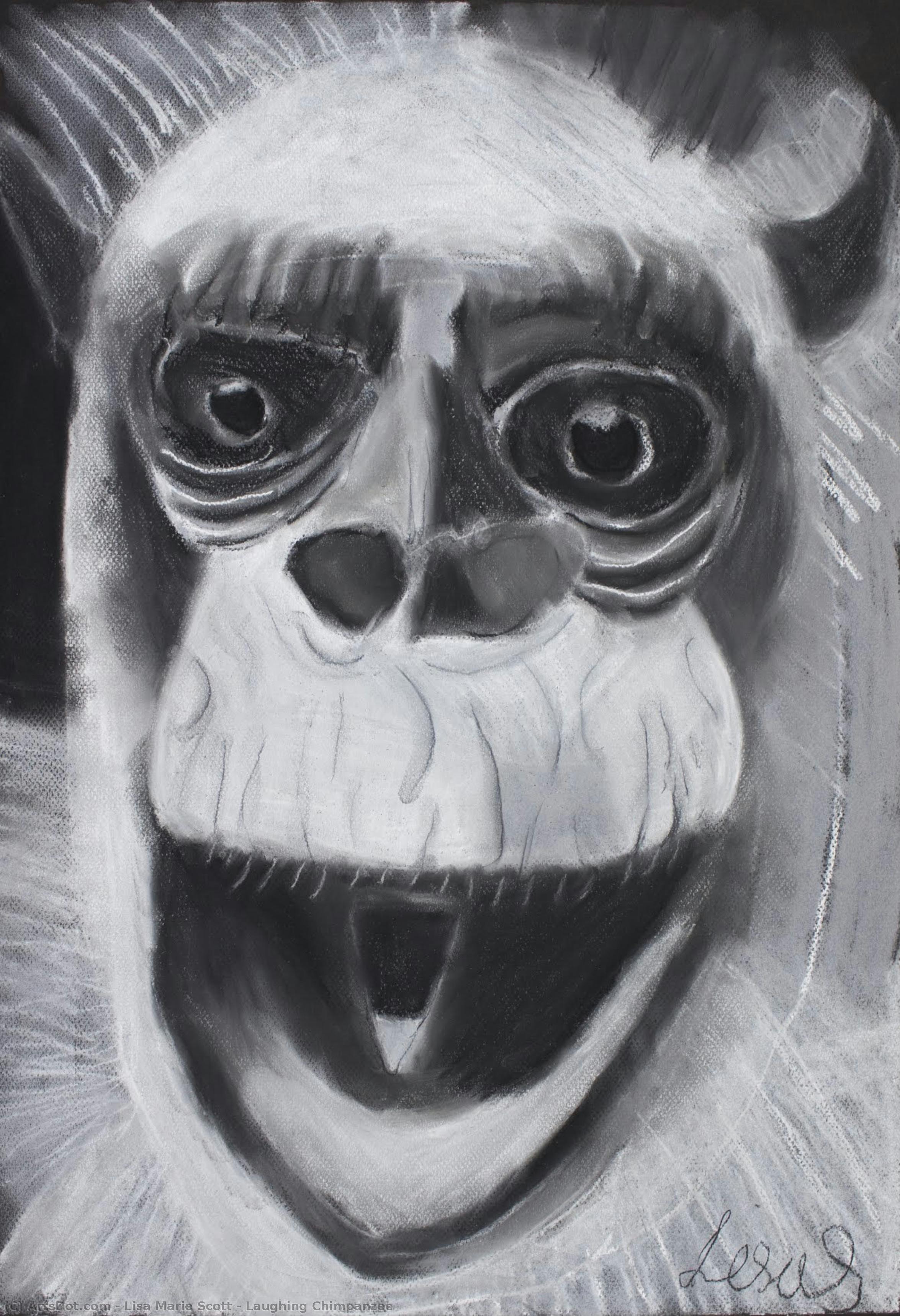 Laughing Chimpanzee — Lisa Marie Scott
