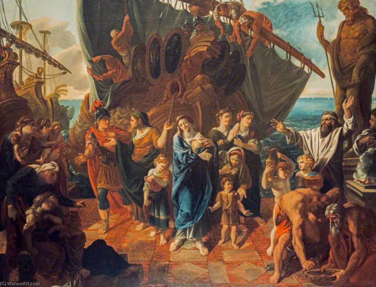 Agrippina Landing At Brundisium With The Ashes Of Germanicus — Alexander Runciman