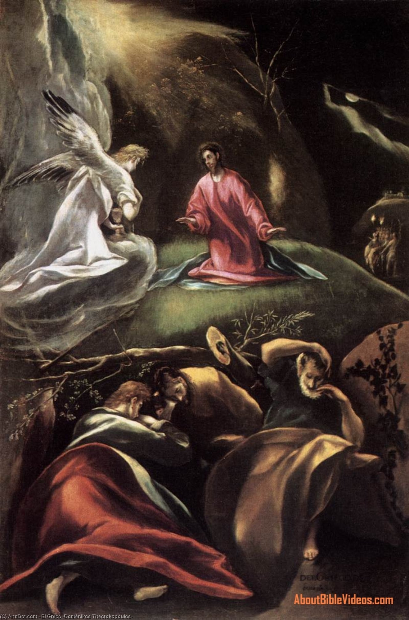 The Agony In The Garden — El Greco