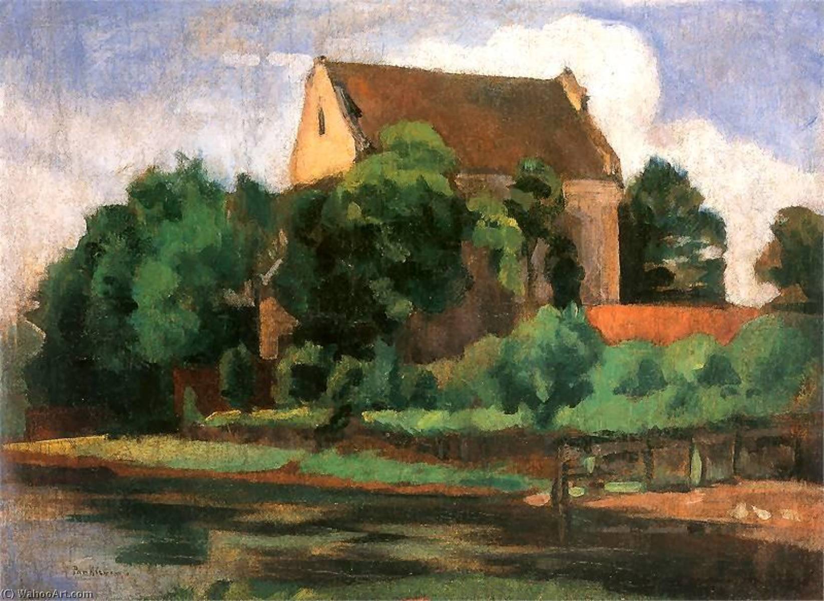 Landscape With Church — Józef Pankiewicz