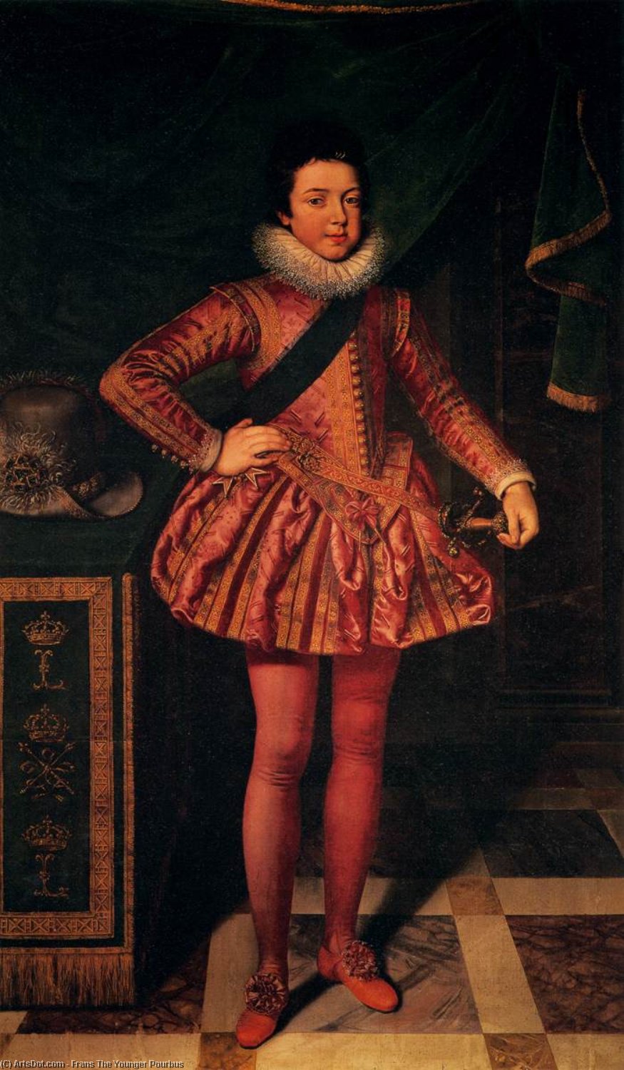 Portrait Of Louis Xiii Of France At Age Ten — Frans Pourbus Der Jüngere