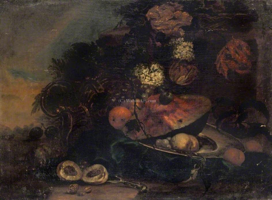 Fruit In A Landscape — Pietro Paolo Bonzi